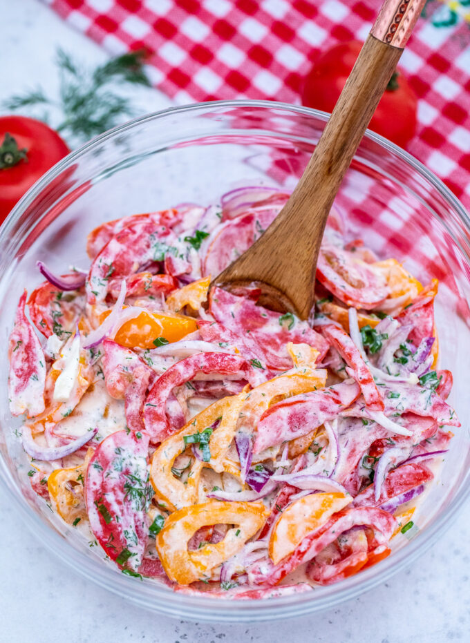 Creamy Tomato Salad