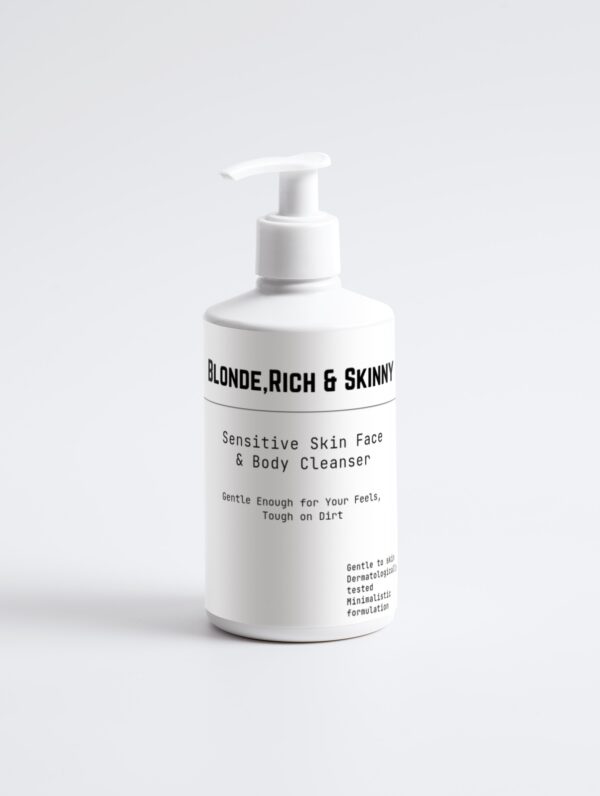 Sensitive Skin Face & Body Cleanser - Gentle Enough for Your Feels, Tough on Dirt