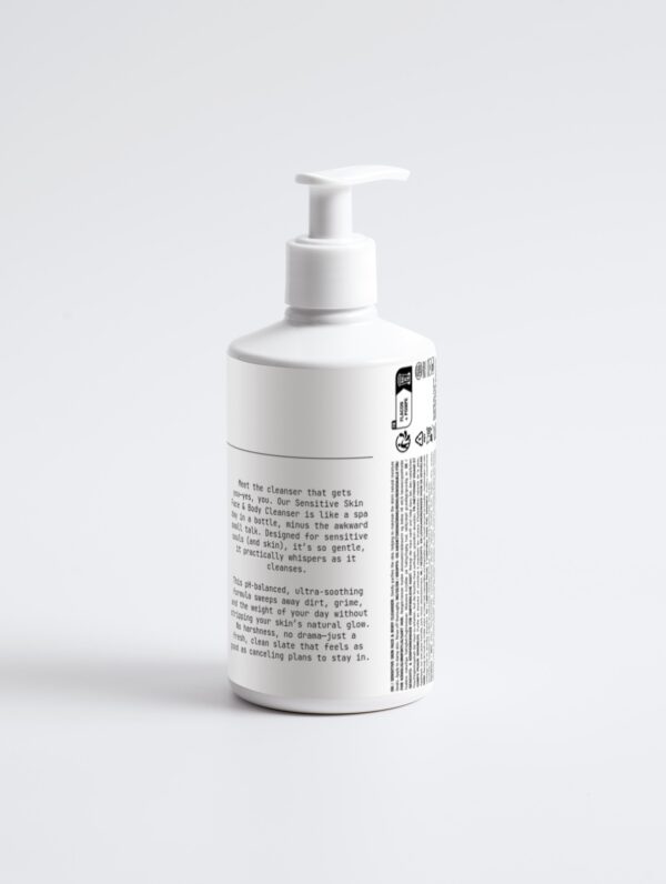 Sensitive Skin Face & Body Cleanser - Gentle Enough for Your Feels, Tough on Dirt - Image 2
