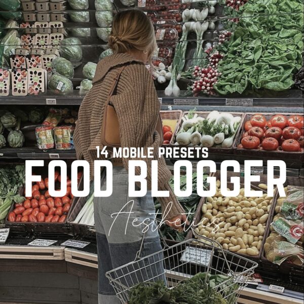 14 food bloggers lightroom presets ( Mobile DNG Files)