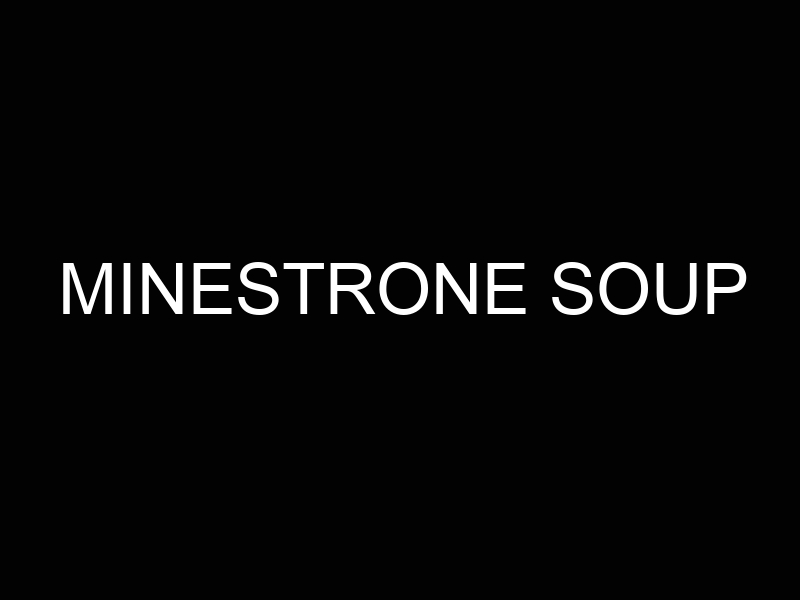 Minestrone Soup