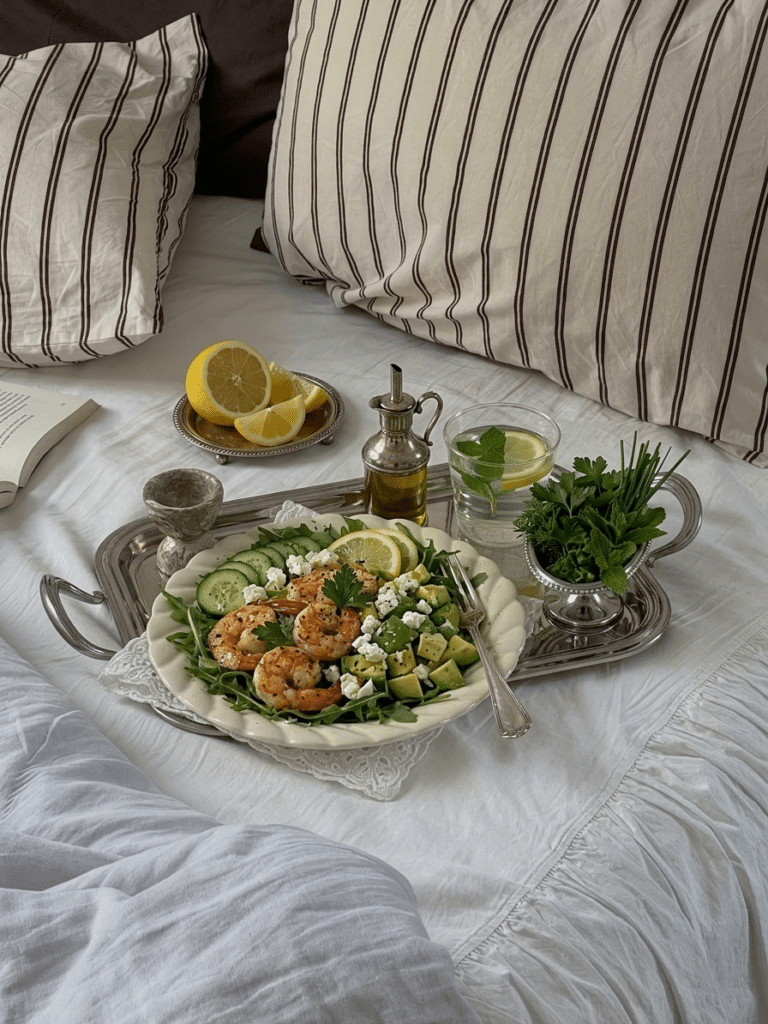 Arugula Shrimp Glow Salad