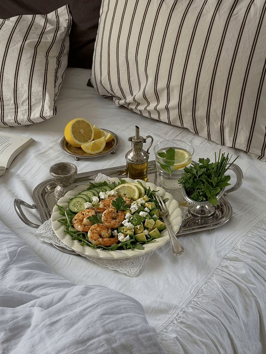 Arugula Shrimp Glow Salad