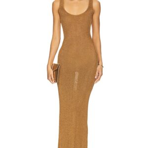 Benilda Metallic Maxi Dress