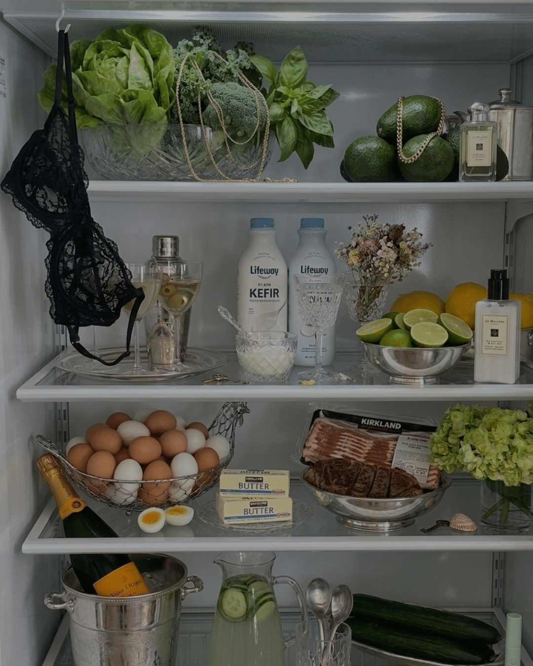 Editorial beauty and wellness lifestyle scene